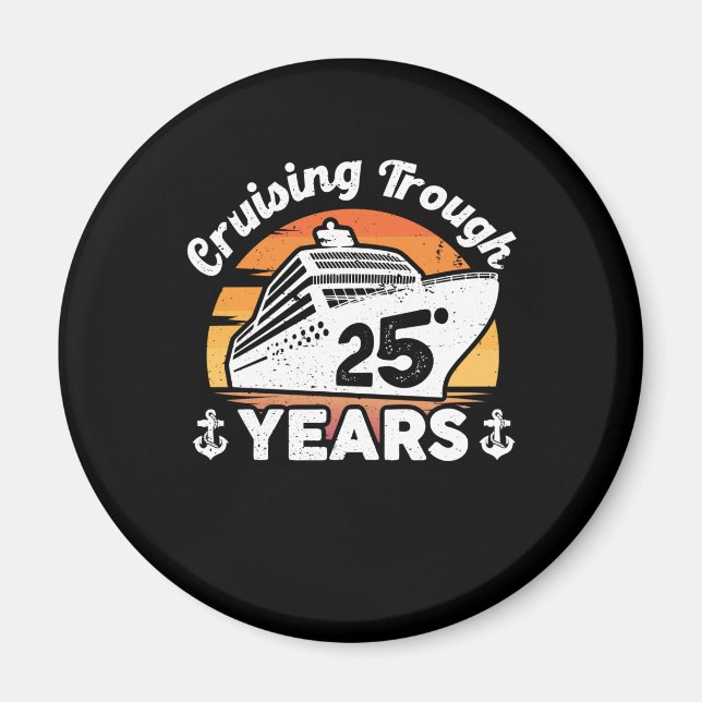 Cruising Trough 25-jähriges Jubiläum Magnet (Vorne)