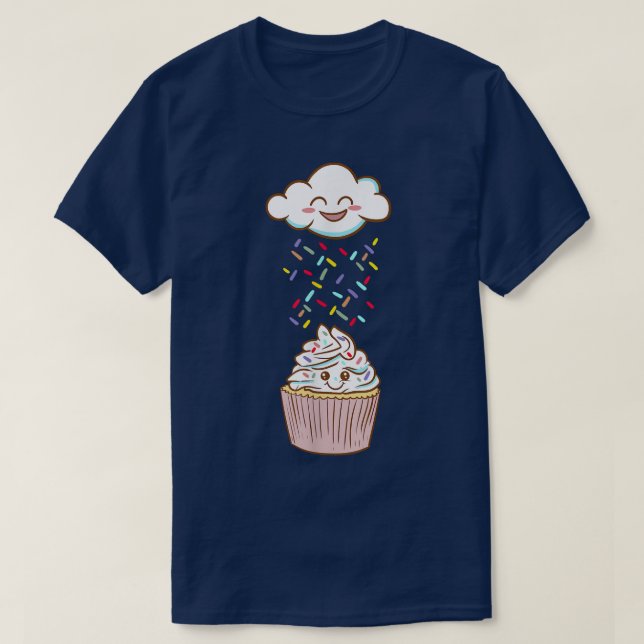 Crumble Cloud - Funny - Backwaren Lover Cupcake 12 T-Shirt (Design vorne)