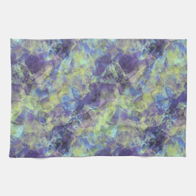 Crumpled Lavendel Textur Handtuch (Horizontal)