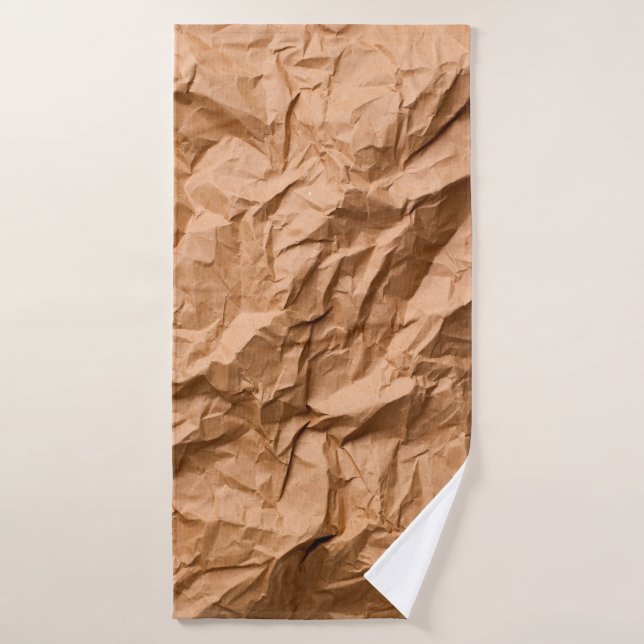 crumpled paper as backgroundabstract, graphic deco badehandtuch (Badehandtuch)