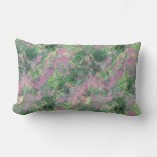 Crumpled Spring Green Texture Lendenkissen