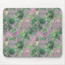 Crumpled Spring Green Texture Mousepad