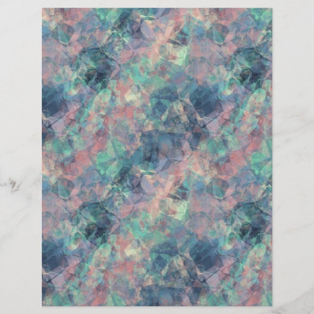 Crumpled Sunset Blue Texture (Vorderseite)