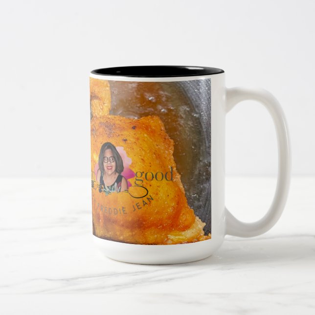 Crunch-Crunch-Tasse Zweifarbige Tasse (Rechts)