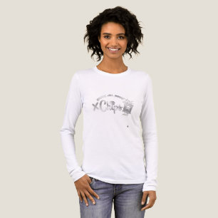 Crunch Roll Repeat White Long Sleeve Chips T-Shirt Tri-Blend Shirt