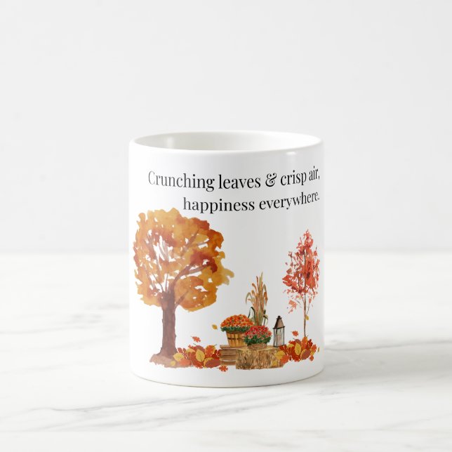 Crunching Blätter & Crisp Air Fall Tasse - Herbstl (Mittel)