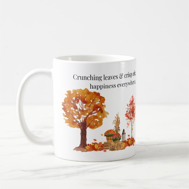 Crunching Blätter & Crisp Air Fall Tasse - Herbstl (Links)
