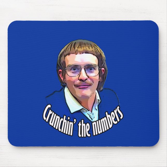 Crunching the Numbers Mousepad (Vorne)