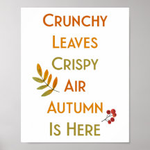 Crunchy Blätter Crispy Air Herbst ist hier //