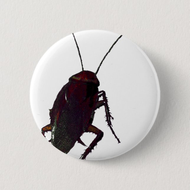 Crunchy Cockroach Button (Vorderseite)
