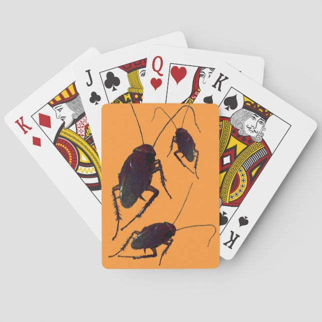 Crunchy Cockroach Spielkarten (Rückseite)