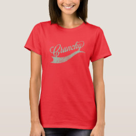 Crunchy Logo Organic Hipster Ladies Top