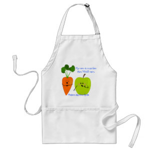 Crunchy Mama-Karotte und Apple-Schürze Schürze