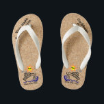 Crup Flip Flops Kinder<br><div class="desc">Zieh dir zwei Lieblingssachen zusammen - Flip Flops und Kreuzfahrten, und mach dich bereit, den Strand zu erreichen. Ideal für Familien, einen Ausflug mit Freunden, Junggesellen/Junggeselinnen-Abschieden oder anderen besonderen Anlässen. Ideal, um zu zeigen, wie viel Spaß Sie haben und Zuhause einen wunderbaren Sake zu nehmen. Personalisieren Sie mit Ihrem Namen,...</div>