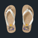 Crup Flip Flops Kinder<br><div class="desc">Zieh dir zwei Lieblingssachen zusammen - Flip Flops und Kreuzfahrten, und mach dich bereit, den Strand zu erreichen. Ideal für Familien, einen Ausflug mit Freunden, Junggesellen/Junggeselinnen-Abschieden oder anderen besonderen Anlässen. Ideal, um zu zeigen, wie viel Spaß Sie haben und Zuhause einen wunderbaren Sake zu nehmen. Personalisieren Sie mit Ihrem Namen,...</div>