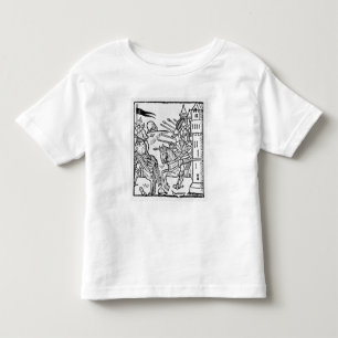 Crusading reiten Ritter heraus, um Kampf zu tun Kleinkind T-shirt