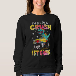 Crush-1-Grade-Dinosaurier-Monster-Rückzug nach Sch Sweatshirt