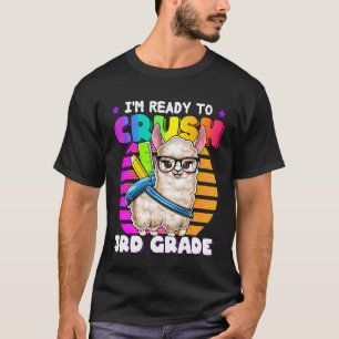 Crush 3. Klasse Llama Rucksack für den Schulbeginn T-Shirt