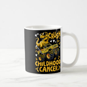 Crush Childhood Cancer Awareness Monster Truck Din Kaffeetasse