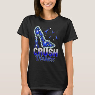 Crush Diabetes Frauen Blaue Diabetes T-Shirt