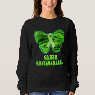 Crush Gastroparese Schmetterling Lila Band Unterst Sweatshirt