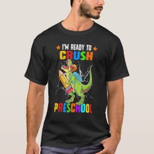 Crush Vorschule Dinosaurier Rucksack Bleistift Zur T-Shirt