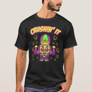 Crushin It Christmas Nutcracker Xmas Charakter Hol T-Shirt