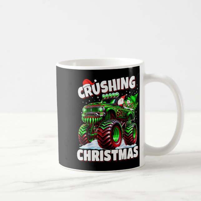 Crushing Christmas Truck For Boys Kids Holiday  Kaffeetasse (Rechts)