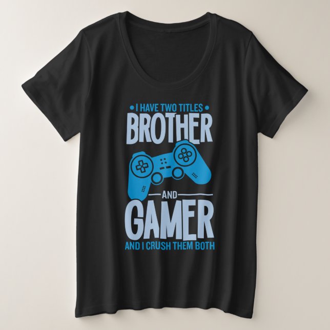 Crushing deux titres Brother et Gamer (Design devant)