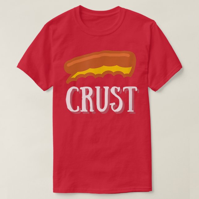 Crust Pizza Italienische Küche Italien Männer Frau T-Shirt (Design vorne)