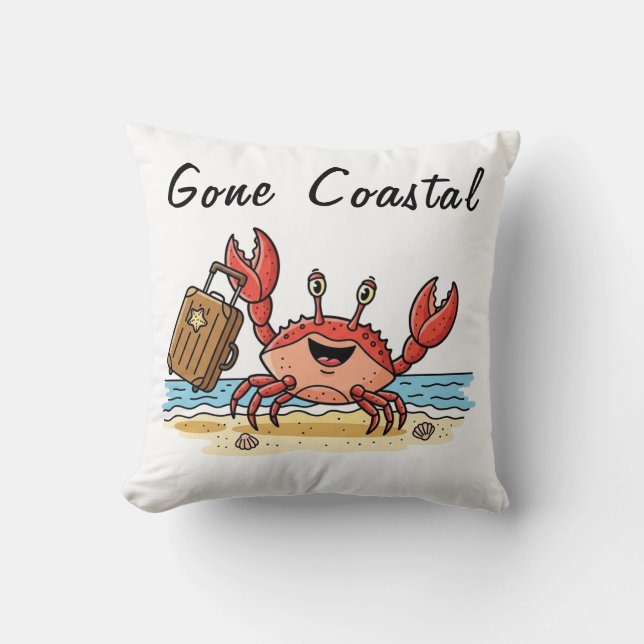 Crustacean Getaway Kissen (Vorderseite)