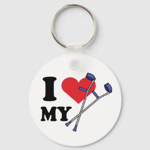 Crutch Love Keychains Schlüsselanhänger