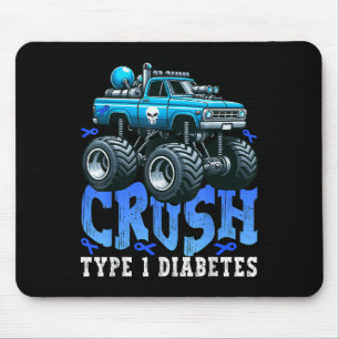 Cruype 1 Diabetes Awareness T1d Diabetikermonster  Mousepad