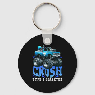 Cruype 1 Diabetes Awareness T1d Diabetikermonster Schlüsselanhänger