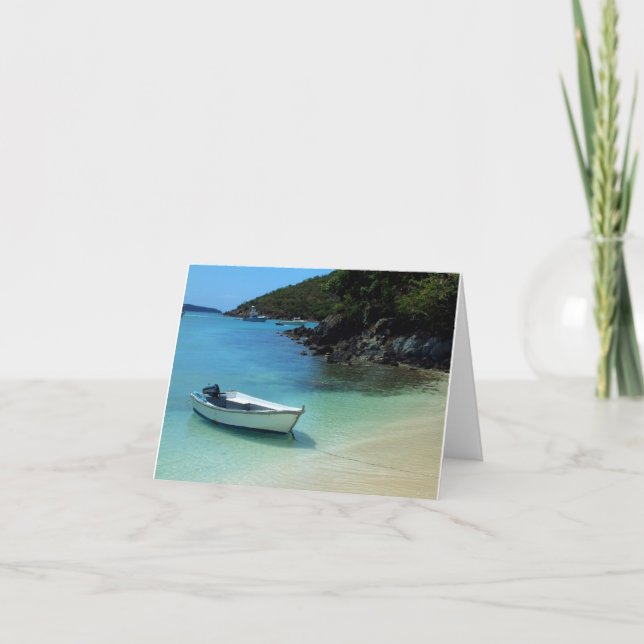 Cruz Bucht-Boot Karte (Vorderseite)