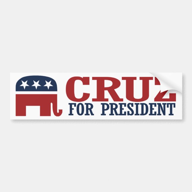 Cruz für Stoßdämpfer 2016 Elefant - .png Autoaufkleber (Vorne)