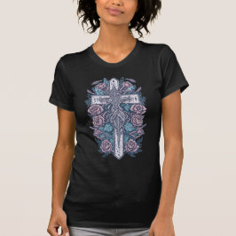 Cruz gótica tatuta 36 T-Shirt