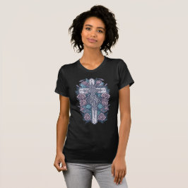 Cruz gótica tatuta 36 T-Shirt