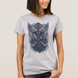 Cruz gótica tatuta 40 T-Shirt