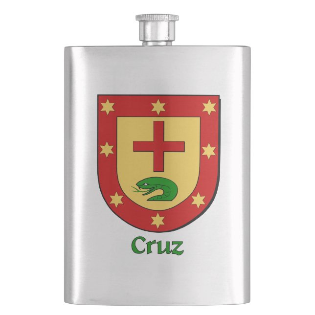 Cruz Heraldic Shield Flachmann (Vorderseite)