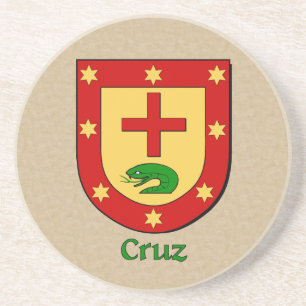 Cruz Heraldic Shield Getränkeuntersetzer