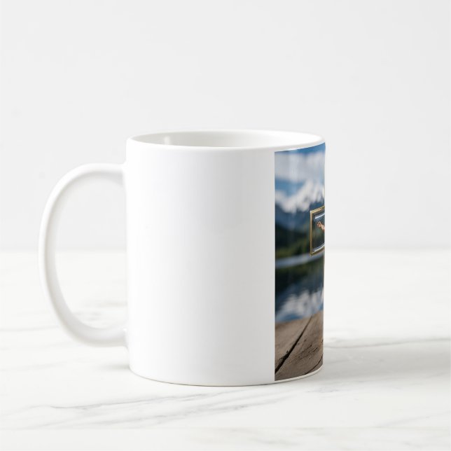 Cruz transparente INRI Kaffeetasse (Links)