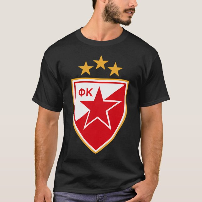 Crvena Zvezda Red Star Wappen T-Shirt (Vorderseite)