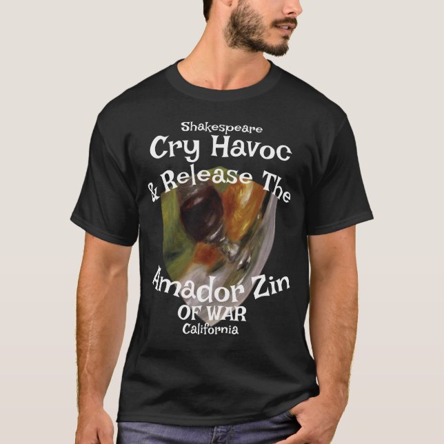 Cry Havoc Release Amador Zin War California T-Shirt (Vorderseite)