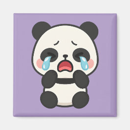 Cry Panda - Niedlich Sad Panda Magnet