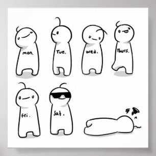 Cryaotische Tagesdiagrammatik Poster