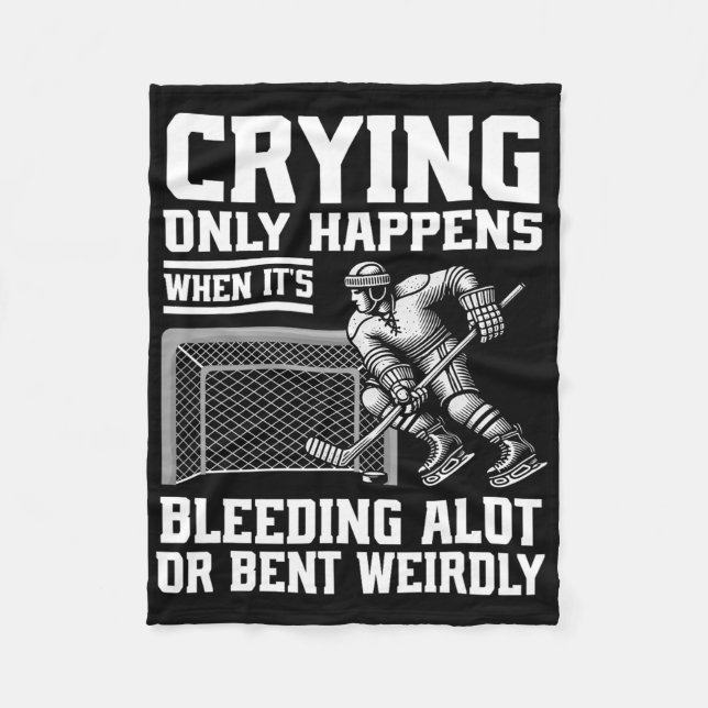 Crying Only Happens When It's Bleeding Alot Or Ben Fleecedecke (Vorderseite)