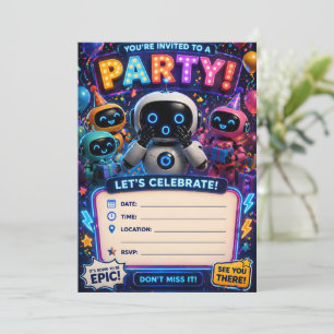 Cryo und die Bande epische Party-Einladung süßer R Einladung