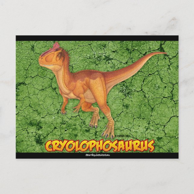Cryolophosaurus Postcard Set Postkarte (Vorderseite)