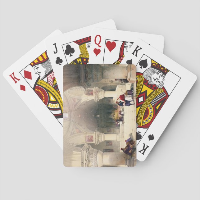 Crypt of the Holy Sepulchre, Jerusalem, plate 20 f Spielkarten (Rückseite)